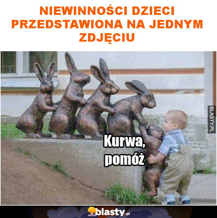 Niewinności dzieci przedstawiona na jednym zdjęciu