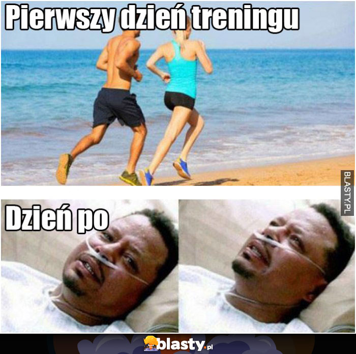 Pierwszy dzień treningu