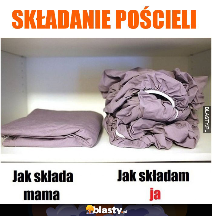 Składanie pościeli