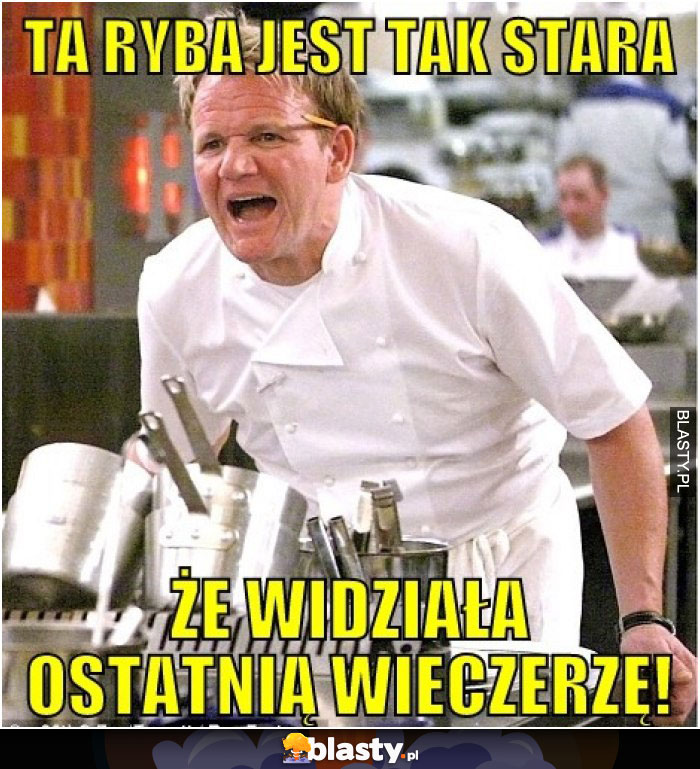 Ta ryba jest tak stara....