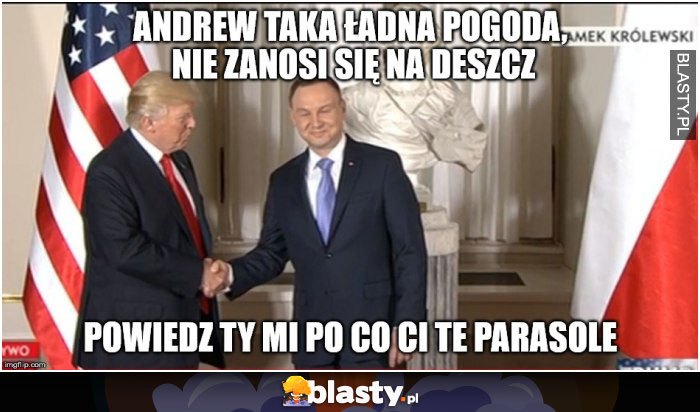 Andrew taka ładna pogoda nie zanosi się na deszcz