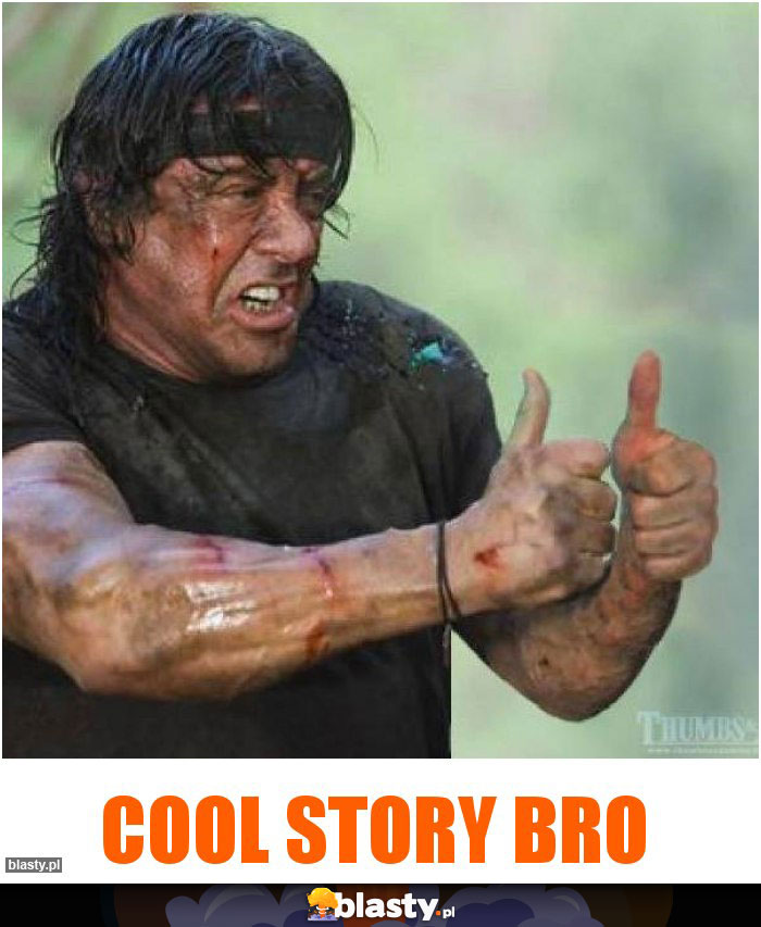 Cool story bro