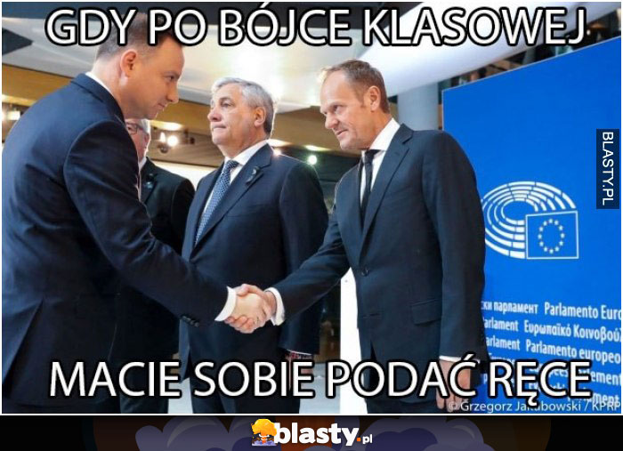 Gdy po bójce klasowej macie sobie podać ręce