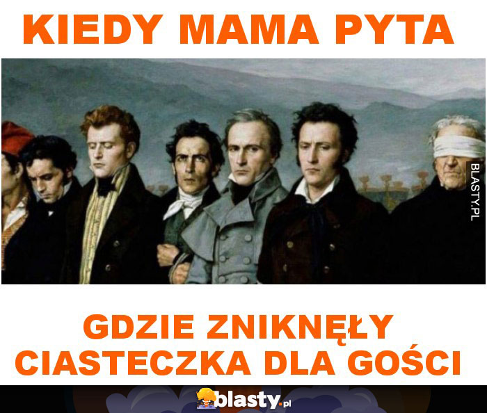 Kiedy mama pyta gdzie zniknęły ciasteczka dla gości