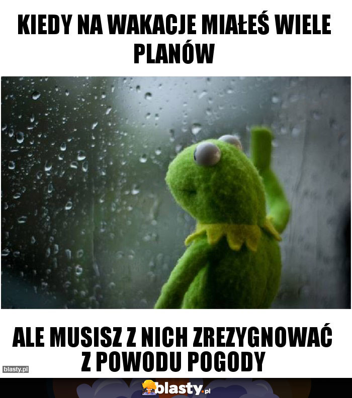 Kiedy na wakacje miałeś wiele planów