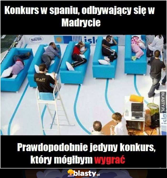 Konkurs w spaniu