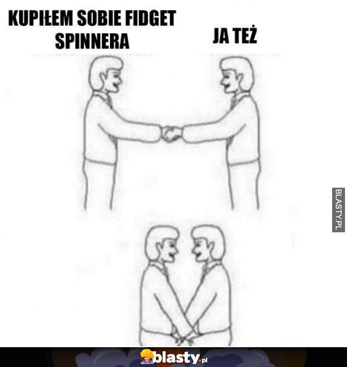 Kupiłem sobie fidget spinner