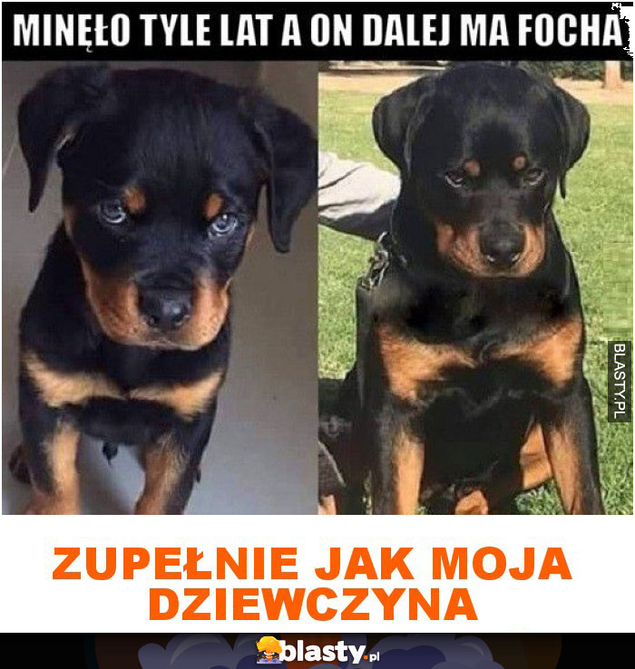 Minęło tyle lat, a on nadal ma focha