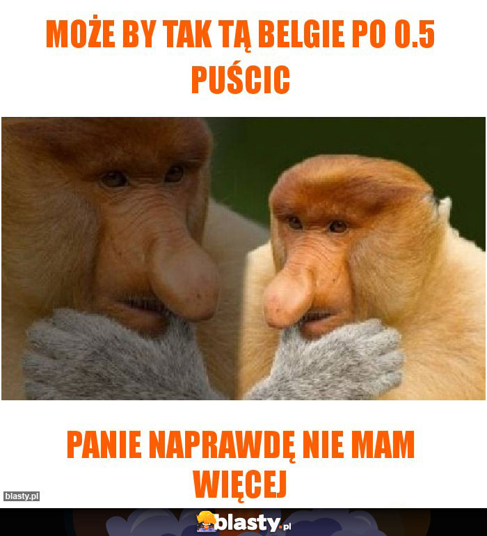 Może by tak tą Belgie po 0.5 puścic