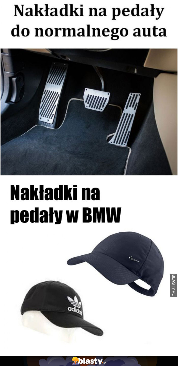 Nakładki na pedały do BMW