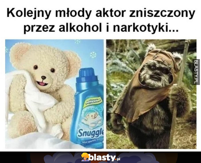 Pewien młody aktor zniszczony przez alkohol i narkotyki