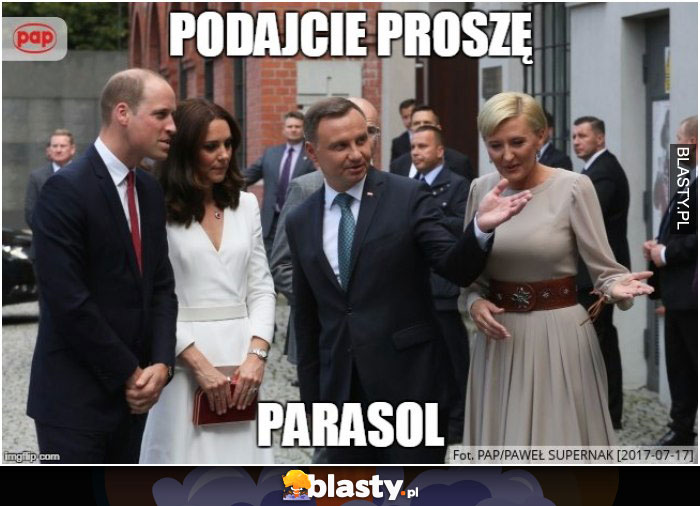 Podajcie proszę parasol