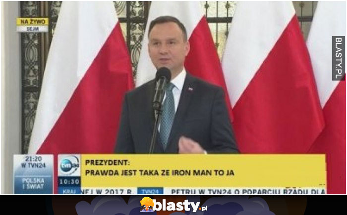 Prawda jest taka, że iron man to ja