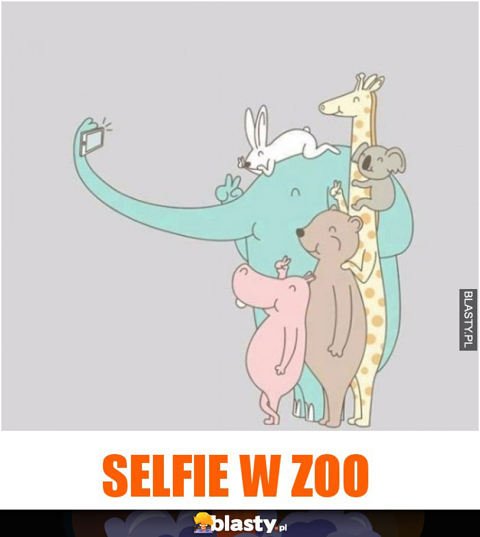 Selfie w zoo