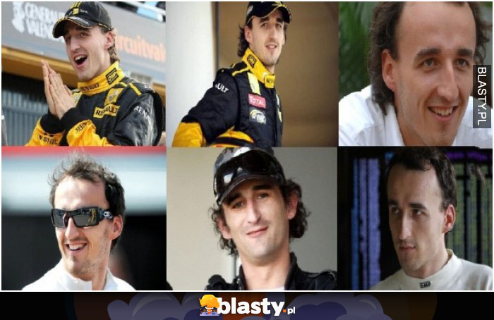 Sławny sportowiec Robert Kubica