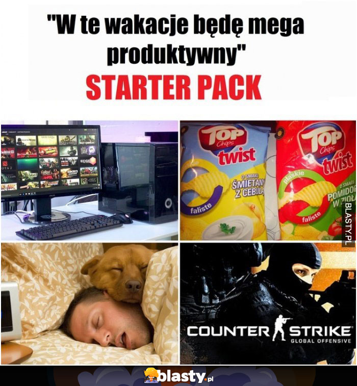 W wakacje będę mega produktywny