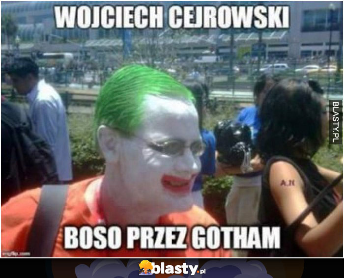 Wojciech Cejrowski boso przez Gotham