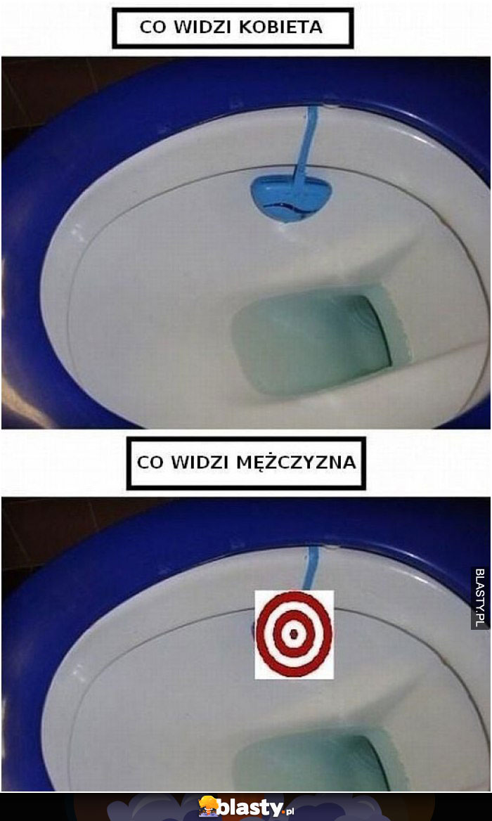 Co widzi kobieta VS co widzi mężczyzna