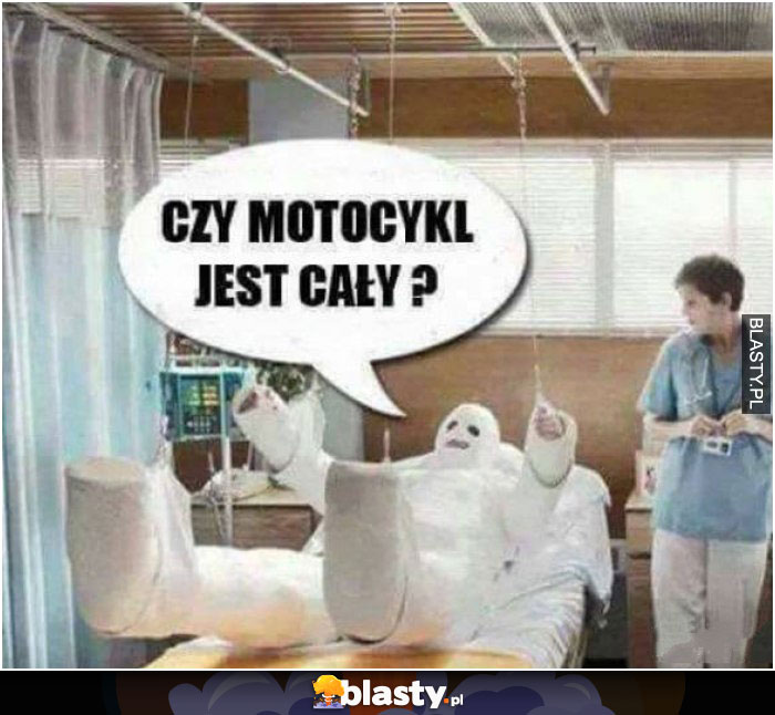 Czy motocykl jest cały