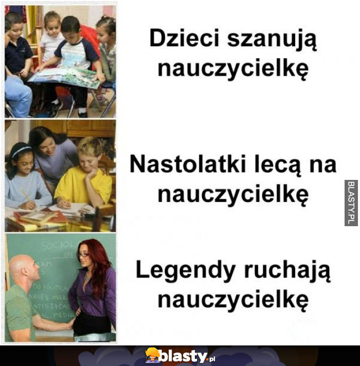 Dzieci szanują nauczycielkę