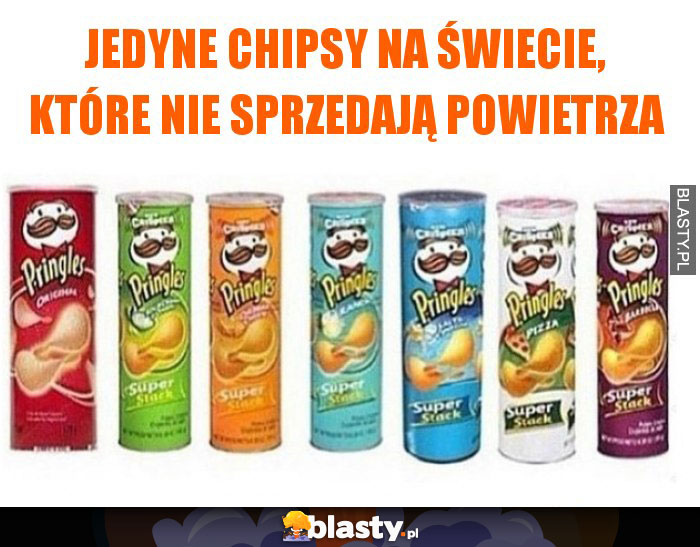 Jedyne chipsy na świecie, które nie sprzedają powietrza