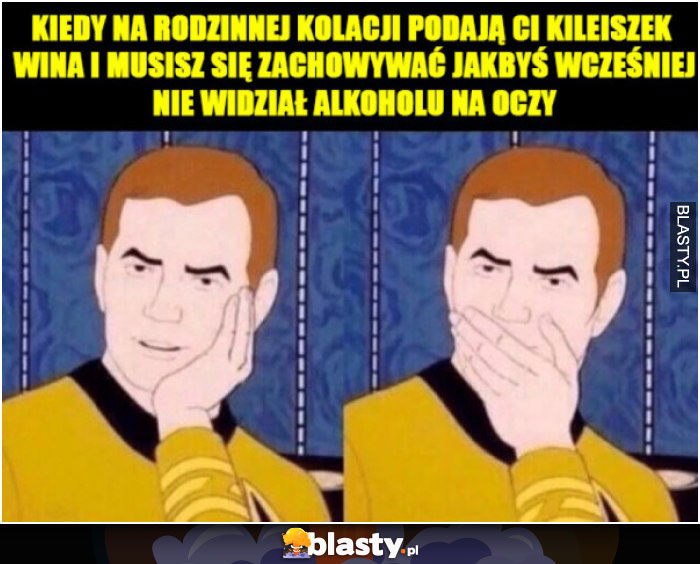 Kiedy na rodzinnej kolacji