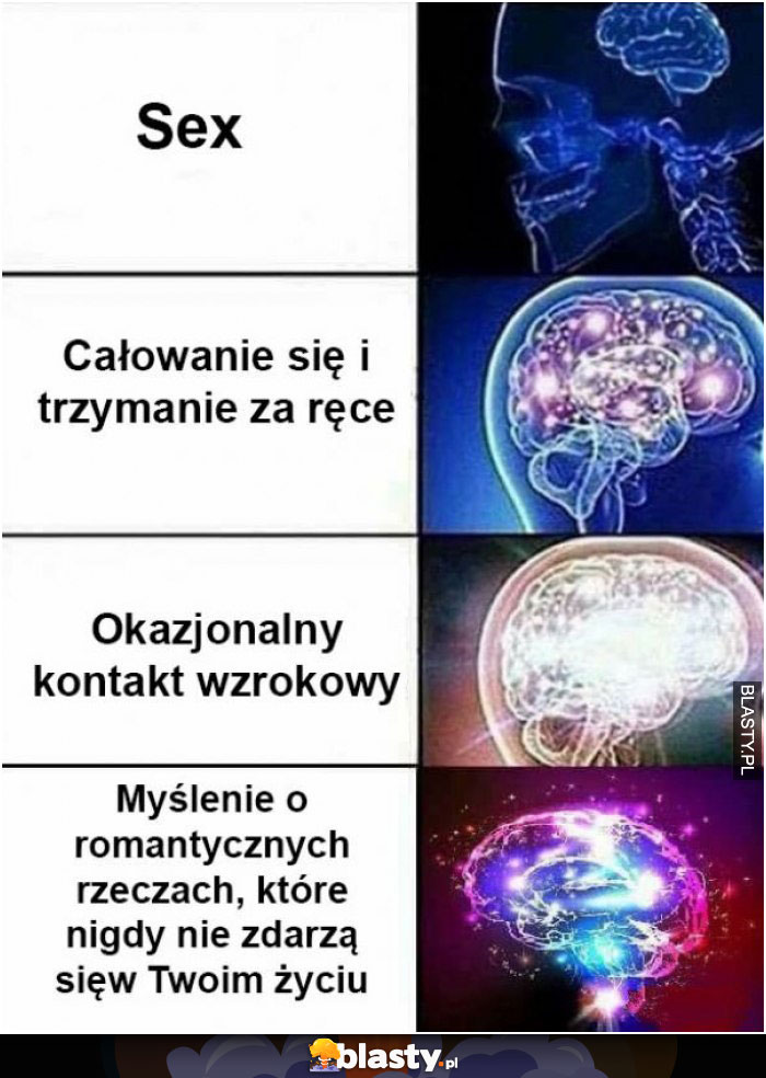 Myślenie o seksie i trzymaniu się za ręce