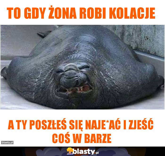to gdy żona robi kolacje