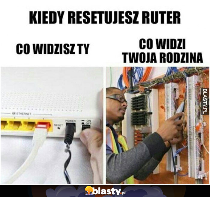 Kiedy resetujesz router