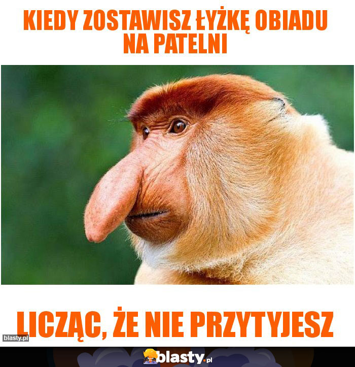 Kiedy zostawisz łyżkę obiadu na patelni