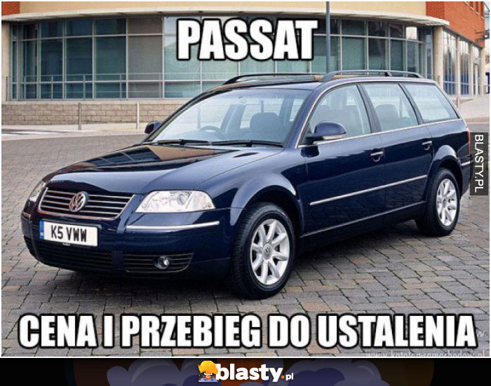 Passat, cena i przebieg do ustalenia