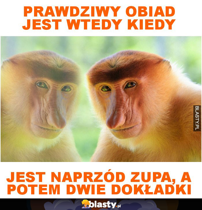 Prawdziwy obiad jest wtedy kiedy