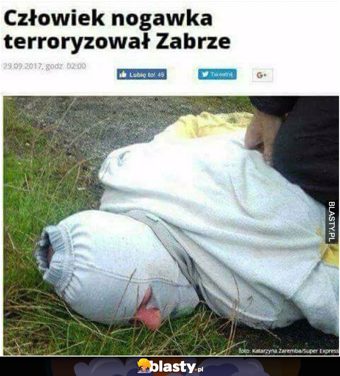 Człowiek nogawka