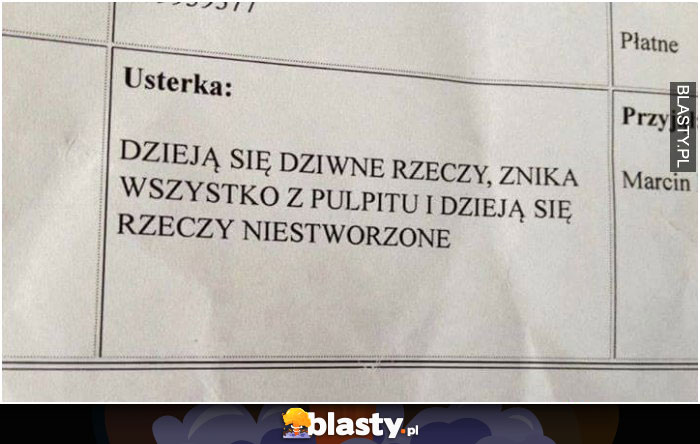 dzieją się dziwne rzeczy - znika wszystko z pulpitu