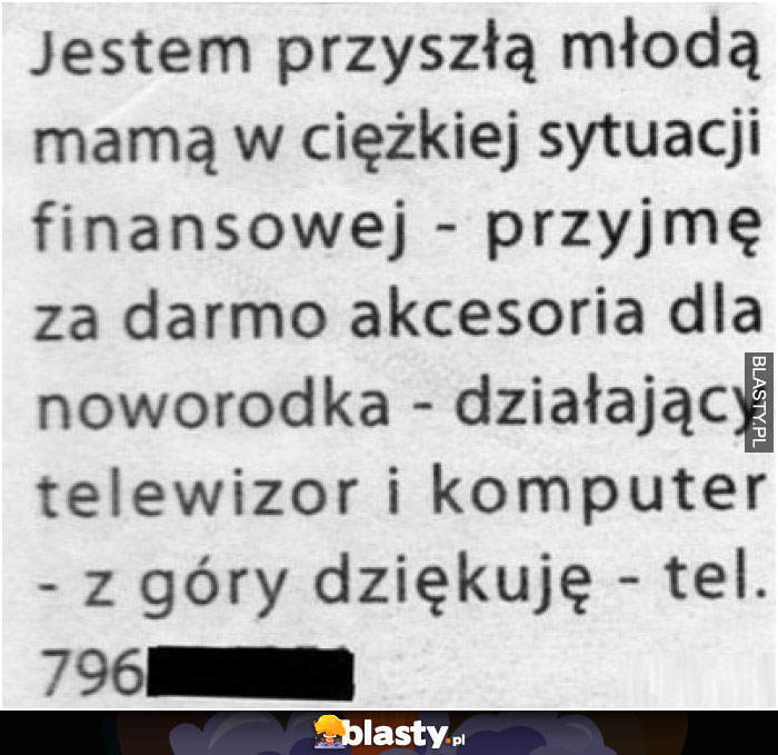 Jestem młodą przyszłą mamą