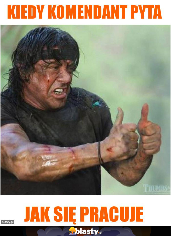 Kiedy komendant pyta