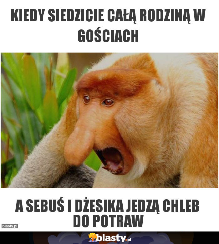 Kiedy siedzicie całą rodziną w gościach