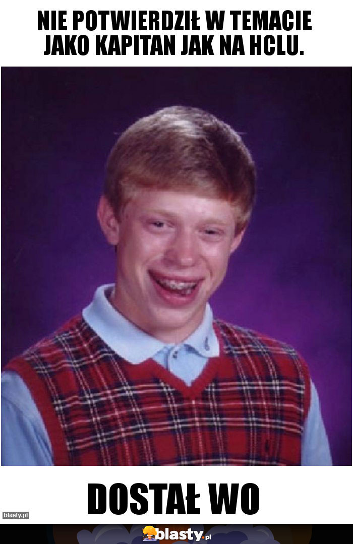 Nie potwierdził w temacie jako kapitan jak na HCLu.