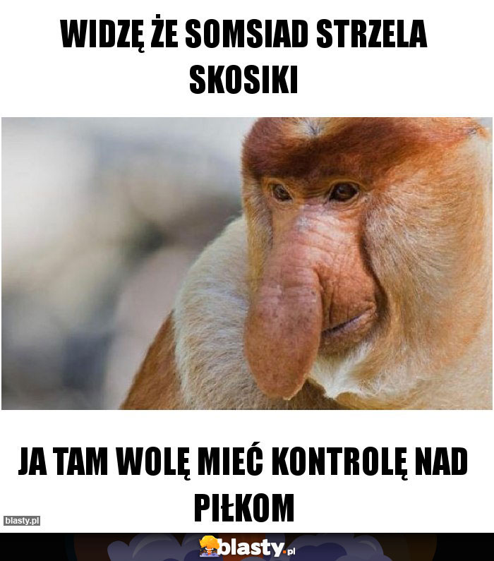 widzę że somsiad strzela skosiki