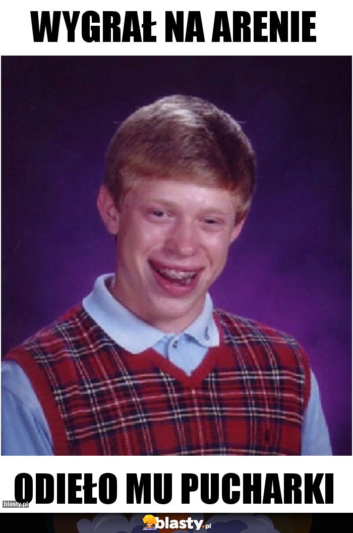 Wygrał na arenie