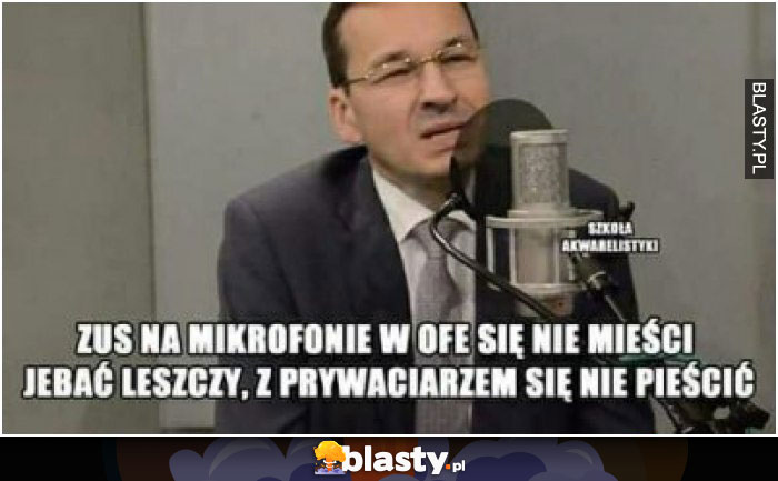 Zus na mikrofonie w ofe się nie mieści