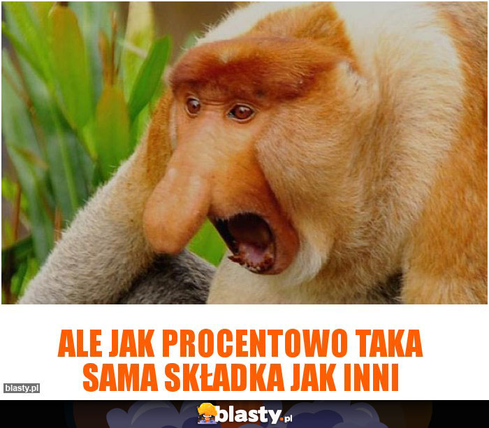 Ale jak procentowo taka sama składka jak inni