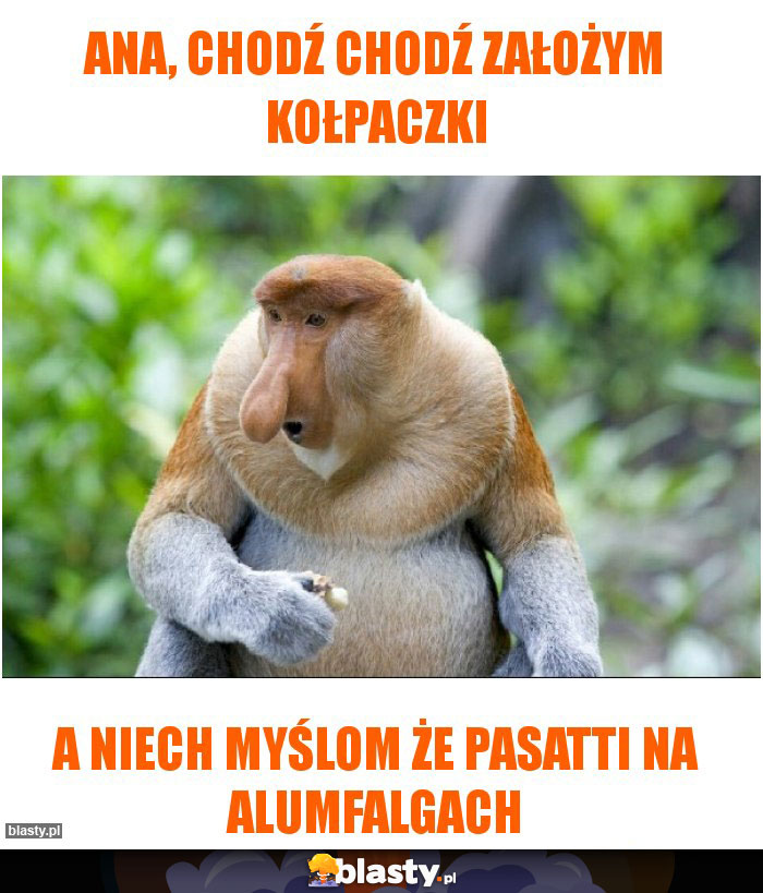 Ana, chodź chodź założym kołpaczki Ana, chodź chodź założym kołpaczki