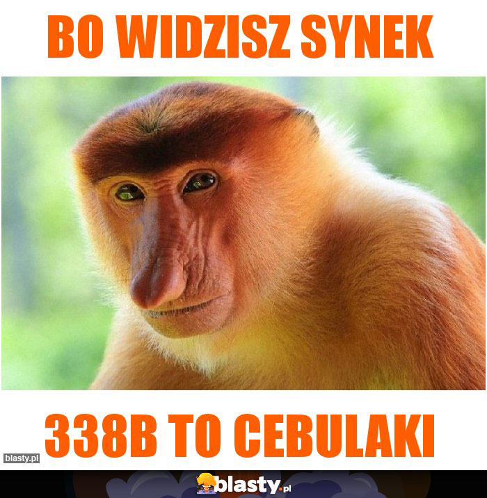 Bo widzisz synek