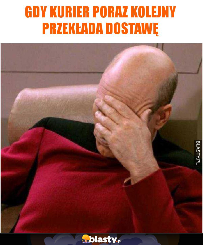 Gdy kurier poraz kolejny przekłada transport Gdy kurier poraz kolejny przekłada transport