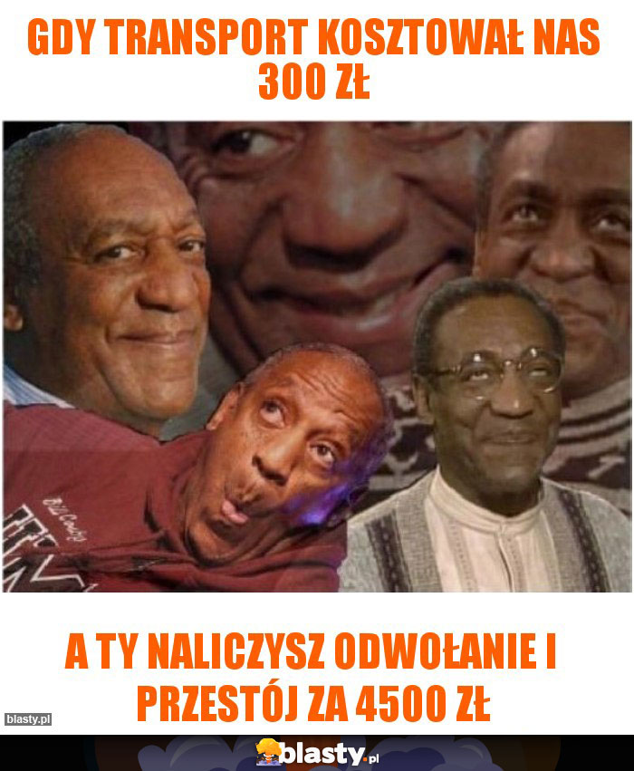 Gdy transport kosztował nas 300 zł