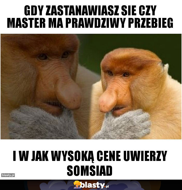 gdy zastanawiasz sie czy master ma prawdziwy przebieg
