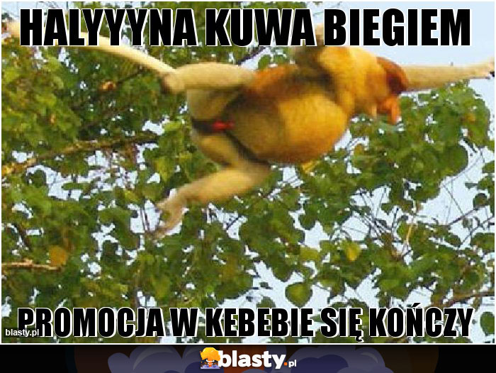 Halyyyna kuwa biegiem