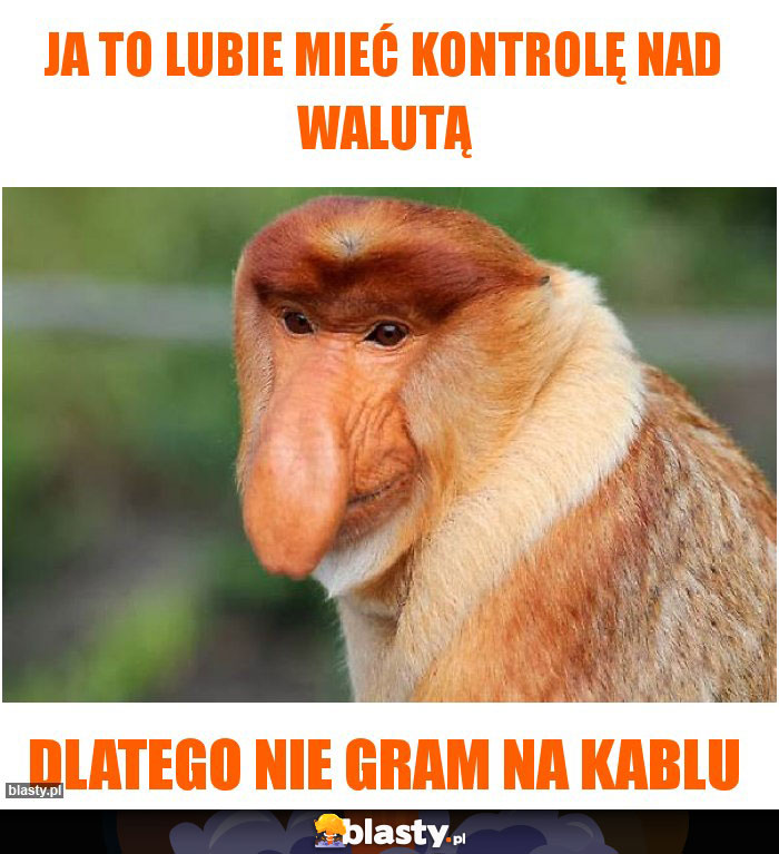 Ja to lubie mieć kontrolę nad walutą