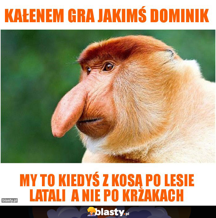 Kałenem gra jakimś Dominik